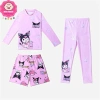Set đồ bơi 3 chi tiết áo tay dài, quần dài, quần đùi cho bé gái 14-35kg dưới 1m35 - Đi biển, đi bơi giá ưu đãi 209.000₫ 4