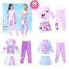Set đồ bơi 3 chi tiết áo tay dài, quần dài, quần đùi cho bé gái 14-35kg dưới 1m35 - Đi biển, đi bơi giá ưu đãi 209.000₫ 5