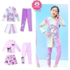 Set đồ bơi 3 chi tiết áo tay dài, quần dài, quần đùi cho bé gái 14-35kg dưới 1m35 - Đi biển, đi bơi giá ưu đãi 209.000₫ 6