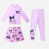 Set đồ bơi 3 chi tiết áo tay dài, quần dài, quần đùi cho bé gái 14-35kg dưới 1m35 - Đi biển, đi bơi giá ưu đãi 209.000₫ 8