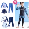 Set đồ bơi 3 món bé trai 15-30kg dưới 1m35 - áo tay dài, quần dài, quần đùi, 199k 5