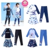 Set đồ bơi 3 món bé trai 15-30kg dưới 1m35 - áo tay dài, quần dài, quần đùi, 199k 6