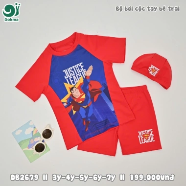Set Đồ Bơi Bé Trai 11-33kg kèm mũ Siêu Anh Hùng Dễ Thương - Giảm Giá 20% 3