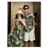 Set Đồ Đôi Màu Xanh Dây Đẹp - Váy Đôi Đi Biển Chụp Hình Cưới T2 Couple Giá 350k 6