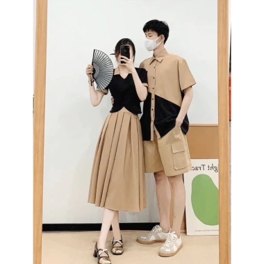 Set Đồ Đôi Nam Nữ Cặp Đôi Trẻ Trung - COUPLE STORE Giá Ưu Đãi 339.000₫ 8