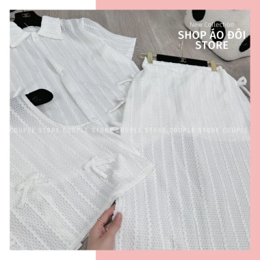Set đồ đôi nam nữ dễ thương – Đồ biển, chụp hình cưới, du lịch chỉ 319k