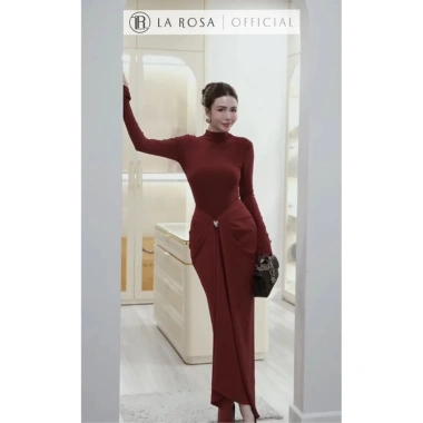 Set Đồ Dự Tiệc La Rosa - Áo Thun Co Giãn + Chân Váy Nhún Eo Tôn Dáng, Giá 479k