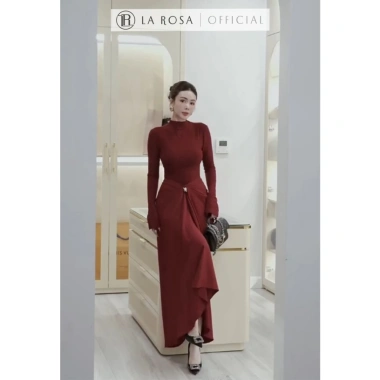 Set Đồ Dự Tiệc La Rosa - Áo Thun Co Giãn + Chân Váy Nhún Eo Tôn Dáng, Giá 479k