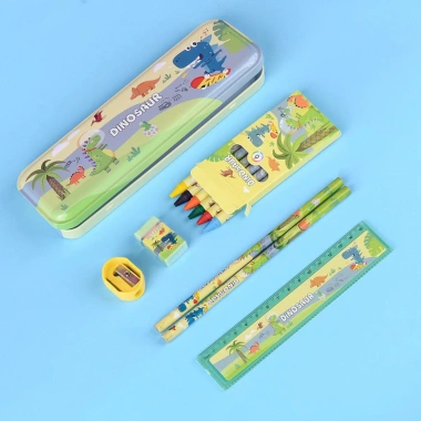 Sét đồ dùng học tập 7 món dễ thương, quà tặng bé, freeship, chỉ 42.000 VND 3