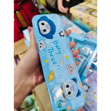 Set Đồ Dùng Học Tập 7 Món Hộp Bút, Bút Chì, Sáp Màu, Tẩy, Gọt Chì, Thước Kẻ - Quà Bé 29.900₫