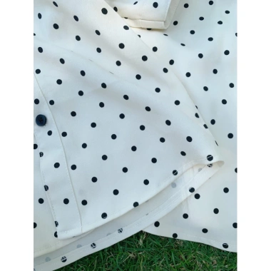 Set Đồ Gia Đình Chấm Bi Đen - Đồ Đôi Trẻ Trung Form Bí, Thích Đi Biển, Du Lịch, Picnic - 140.000₫