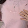 Set đồ GUNO nỉ thu đông nam nữ - Quần suông logo thêu basic, dễ phối, 389.000₫ 8