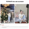 Set đồ ngủ nữ dài tay Lily thun mềm in poodle và quần caro xanh, giá ưu đãi 279k 9