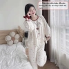 Set đồ ngủ nữ pijama thu đông tay dài rộng, họa tiết hoạt hình tim xinh xắn 278.900VND 2