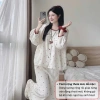 Set đồ ngủ nữ pijama thu đông tay dài rộng, họa tiết hoạt hình tim xinh xắn 278.900VND 5