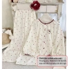 Set đồ ngủ nữ pijama thu đông tay dài rộng, họa tiết hoạt hình tim xinh xắn 278.900VND 6