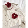 Set đồ ngủ nữ pijama thu đông tay dài rộng, họa tiết hoạt hình tim xinh xắn 278.900VND 7