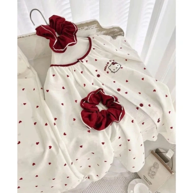 Set đồ ngủ nữ pijama thu đông tay dài rộng, họa tiết hoạt hình tim xinh xắn 278.900VND 7 Set đồ ngủ nữ pijama thu đông tay dài rộng, họa tiết hoạt hình tim xinh xắn 278.900VND 7