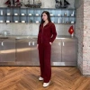 Set đồ nỉ GUNO LEN LÓT LÔNG kéo khoá quần suông hot trend 25BG235 - Giá 840k, chất liệu mềm mại, phong cách trẻ trung 2