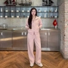 Set đồ nỉ GUNO LEN LÓT LÔNG kéo khoá quần suông hot trend 25BG235 - Giá 840k, chất liệu mềm mại, phong cách trẻ trung 3