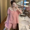 Set đồ nữ bộ mặc nhà cộc dài áo tay dơi in hình dễ thương, thun mát màu hồng, siêu xinh - chỉ 199.000 VND 6