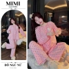 Set đồ nữ MIMI HCOM26.899 - Bộ mặc nhà chấm bi màu hồng siêu xinh, giảm giá 258k