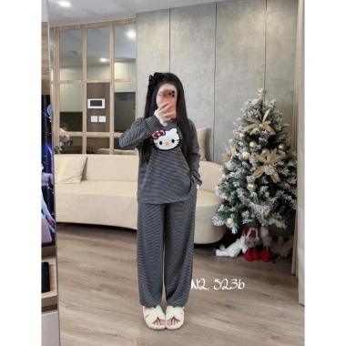 Set đồ nữ sang chảnh, đồ bộ mặc nhà mẫu mới len thỏ kẻ kê lông dãn mềm - Giá ưu đãi 386,100₫ 3 Set đồ nữ sang chảnh, đồ bộ mặc nhà mẫu mới len thỏ kẻ kê lông dãn mềm - Giá ưu đãi 386,100₫ 3