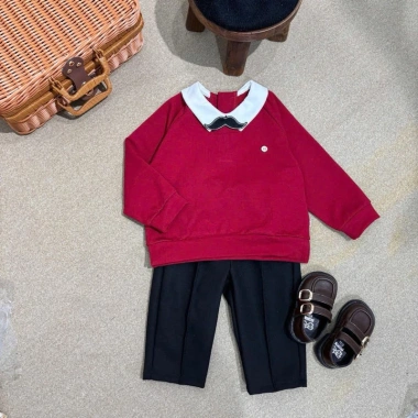Set Đỏ Ria Mép Mặc Ngày Tết: Giá ưu đãi 260.000₫, Sang trọng, Thời trang tết