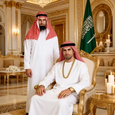 Set đồ Sheikh Dubai - Áo dài Trung Đông biểu diễn sinh nhật cosplay chất lượng, 69.000₫ 2