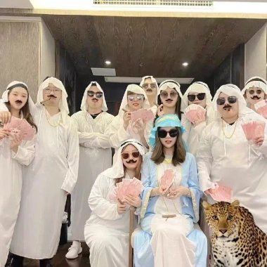 Set đồ Sheikh Dubai - Áo dài Trung Đông biểu diễn sinh nhật cosplay chất lượng, 69.000₫ 9