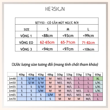 Set đồ tập gym nữ hot trend HERSIGN-SET153 áo bra dây mảnh quần đùi yoga best seller giảm giá 336.900₫ 9
