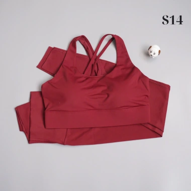 Set Đồ Tập Yoga Nữ S14 - Dây Đan Chéo, Thun Lạnh, Chống Lật, Co Giãn 4 Chiều, Giá Ưu Đãi 692k 5