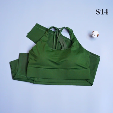 Set Đồ Tập Yoga Nữ S14 - Dây Đan Chéo, Thun Lạnh, Chống Lật, Co Giãn 4 Chiều, Giá Ưu Đãi 692k 7