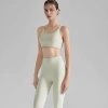 Set Đồ Tập Yoga Nữ S15 Dây Đan, Quần Chống Lật, Thun Lạnh Giãn 4 Chiều, Giá 495k 10