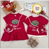 Set Đồ Tết 100% Cotton Màu Đỏ In Hình Bánh Chưng cho Bé Trai & Bé Gái – Tặng Túi Đựng Lì Xì – COCAHOUSE