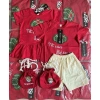 Set Đồ Tết 100% Cotton Màu Đỏ In Hình Bánh Chưng cho Bé Trai & Bé Gái – Tặng Túi Đựng Lì Xì – COCAHOUSE 3