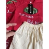 Set Đồ Tết 100% Cotton Màu Đỏ In Hình Bánh Chưng cho Bé Trai & Bé Gái – Tặng Túi Đựng Lì Xì – COCAHOUSE 5