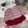 Set Đồ Tết bé gái áo dạ caro, chân váy nhung Hàn Quốc 10-30kg - 189k Tiệm Nhà Sam 2