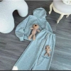 Set Đồ Thể Thao Gấu Bông - Bộ Nỉ Hoodie Unisex Form Rộng, Gấu Teddy Dễ Thương, Mặc Nhà và Đi Chơi Giá 249k