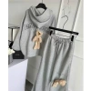 Set Đồ Thể Thao Gấu Bông - Bộ Nỉ Hoodie Unisex Form Rộng, Gấu Teddy Dễ Thương, Mặc Nhà và Đi Chơi Giá 249k 4