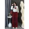 Set đồ thu đông lót nhung Lisa Boutique NM84 - Quần áo nỉ nữ cổ tròn, giá chỉ 415k 2