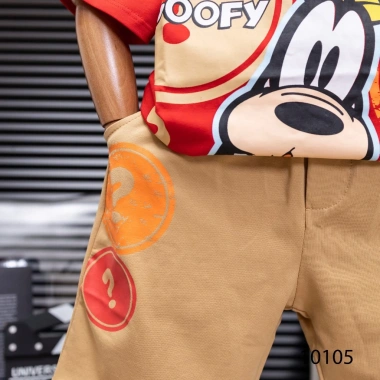 Set đồ thun bé trai hình cún Goofy 8-20kg năng động đáng yêu, giá chỉ 178.200₫ 4