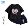 Set đồ thun co giãn in hình LaBuBu cho Bé gái, quần áo cotton 15-40kg BTE04
