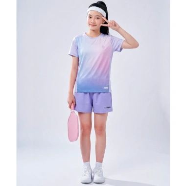 Set đồ thun thể thao pickleball siêu nhẹ cho bé 18-52kg, mát thoáng khí Baa Active QU46N
