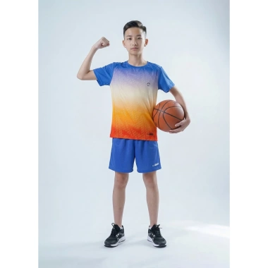 Set đồ thun thể thao pickleball siêu nhẹ cho bé 18-52kg, mát thoáng khí Baa Active QU46N