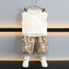 Set Đồ Trẻ Em Áo Tank Top Graffiti + Quần Thời Trang Mùa Hè - Chỉ 162.5k 5
