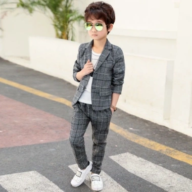 Set Đồ Vest Phong Cách Phương Tây Thời Trang Cho Bé Trai - Giá Ưu Đãi 430k
