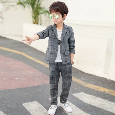 Set Đồ Vest Phong Cách Phương Tây Thời Trang Cho Bé Trai - Giá Ưu Đãi 430k