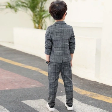 Set Đồ Vest Phong Cách Phương Tây Thời Trang Cho Bé Trai - Giá Ưu Đãi 430k