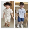 Set đũi trắng bé trai phong cách Hàn Quốc, mềm mát, thích hợp đi học, biển, du lịch - Kool - Giá ưu đãi 99.000đ 7